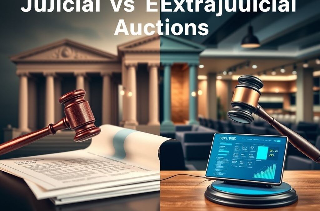 Diferença entre Leilão Judicial e Extrajudicial: Entenda Como Funciona